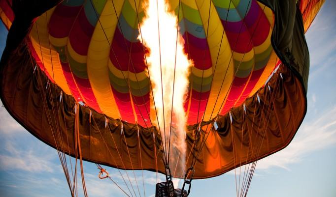 Romantische Heißluftballonfahrt in Lichtenfels  