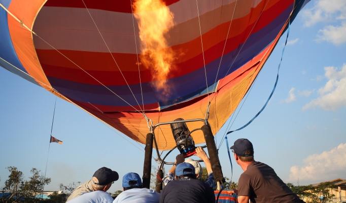 Fahrt im Heißluftballon für Zwei in Brandenburg