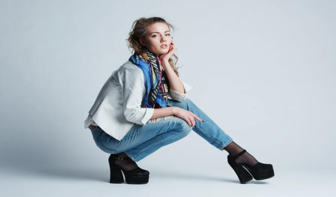 Modelfotografie im Fotostudio