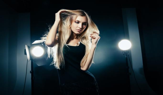 Modelfotografie im Fotostudio
