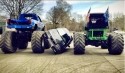 Monstertruck quetschen Autos